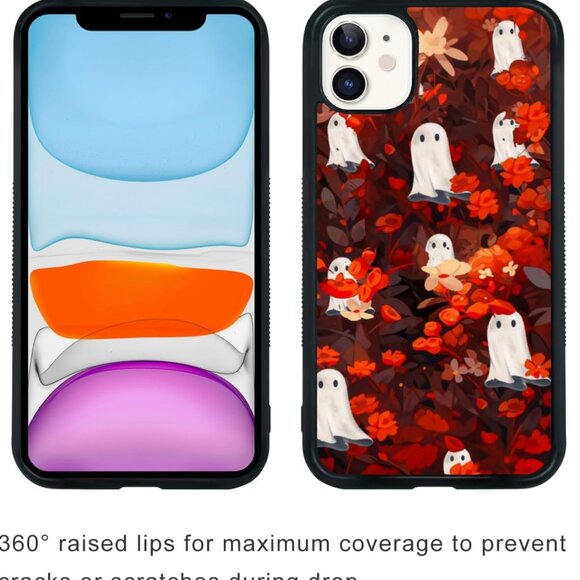 Phone 14 Plus Case Small Spooky Halloween - Picture 1 of 5